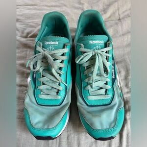 Reebok Classic Mens Teal Sneakers
